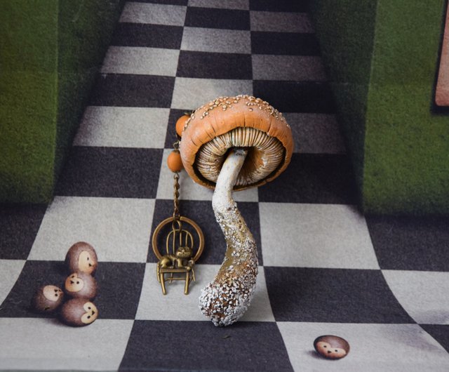 不思議なキノコの置物 高さ14.8cm ダブル woobia ウービア かわいい おしゃれ ガーデン インテリア トイレ オブジェ プレゼント 北欧玄関 雑貨 動物 モダン 面白い 庭 ギフト 屋外 家 リアル 玄関先 卓上 ガーデンオーナメント 面白い 大きいすべての商品クラピア