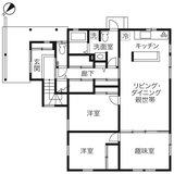 注文住宅 間取りプラン 40坪 駐車スペースを考えた半平屋の家栃木県宇都宮市の工務店 薄井工務店