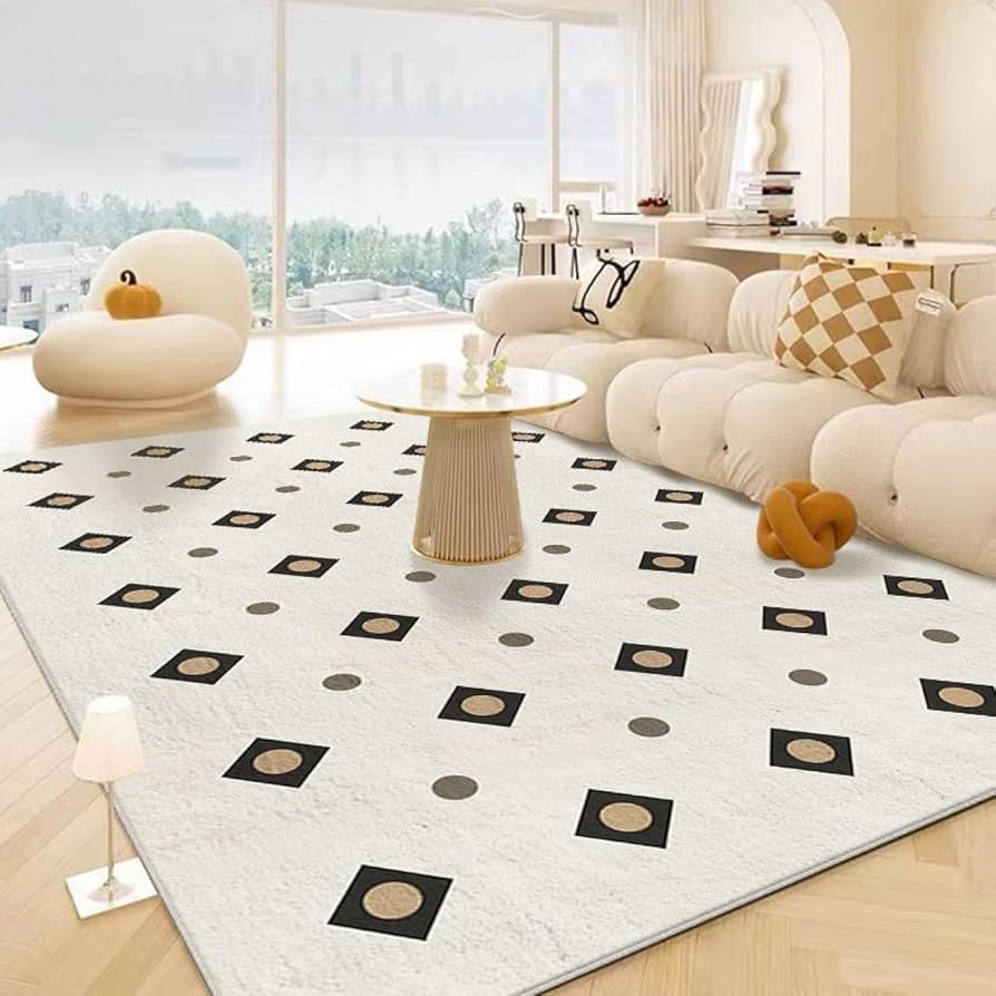 北欧風 ラグ カーペット 洗えるラグ 幾何学柄 滑り止め 柔らかい おしゃれ 耐磨耗性 防音 品質 ホットカーペット オールシーズン 新生活 抽象幾何学 ラグマット リビングラグ キッチンマット ファッション ラグカーペット 洗える YJSO