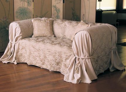 自分のモノは自分で作る ソファーカバーを手作りしちゃいます