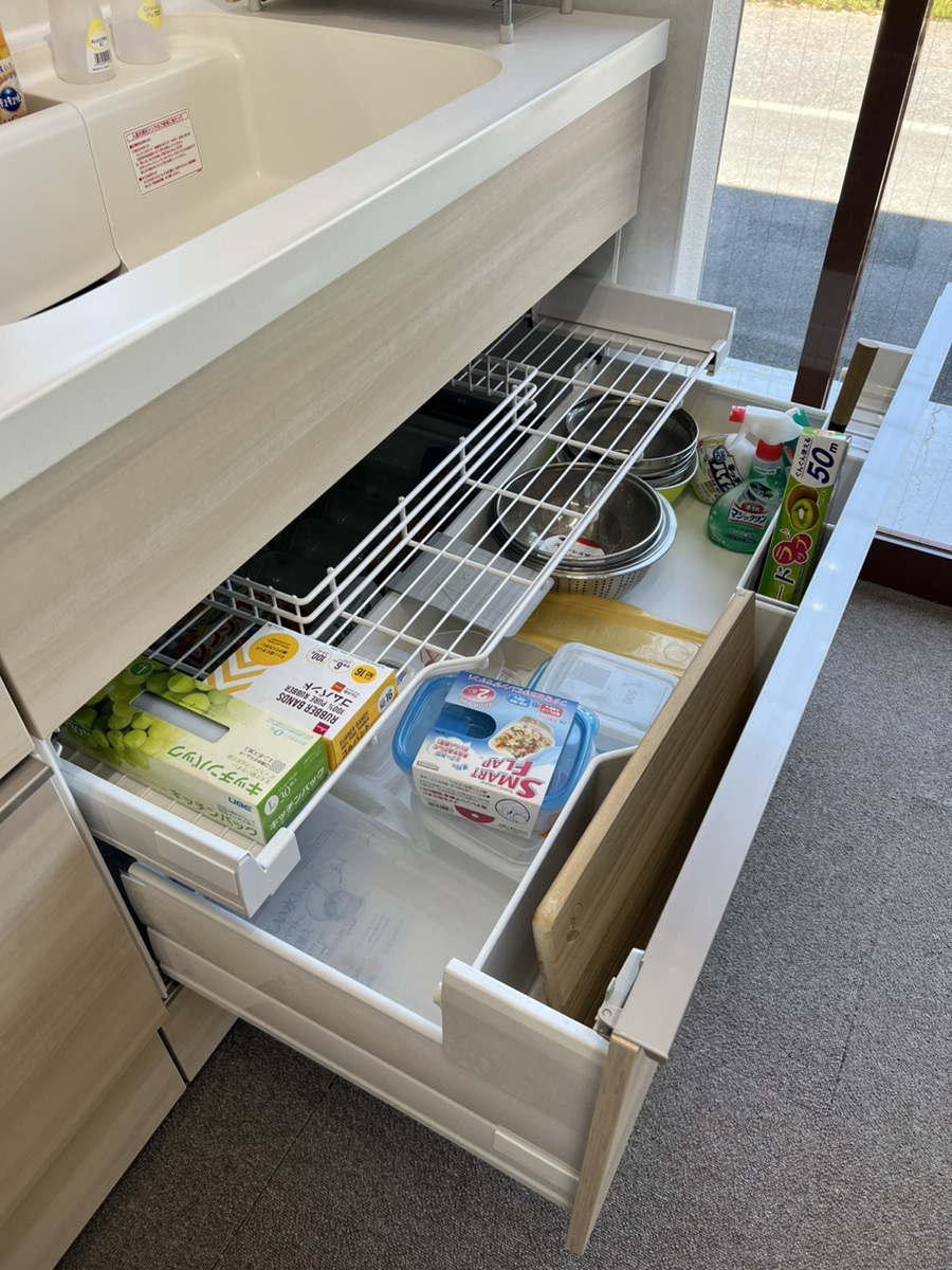 カップボード ノクト 食器棚 間口195cm 75+60+60cmフロアキャビネット カウンター高さ85cm 奥行45cm W1950mmLIXIL リクシル キッチン収納 グループ2