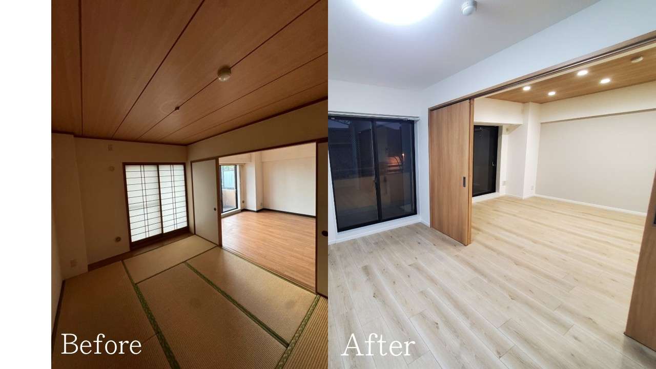 和室から洋室へリビングをリノベーション！開放的な空間を作ろう – ブログで知る！Sanyo Works