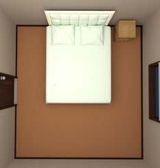 寝室レイアウト 6畳・8畳・10畳のベッドルームレイアウト事例CLAS