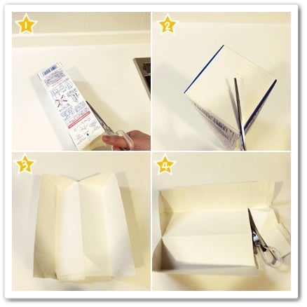 牛乳パックで簡単仕切り 洋服タンスやキッチン小物の収納に！みみねこ日誌