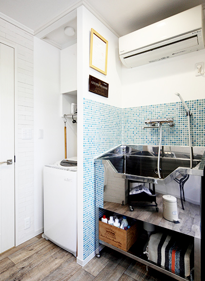 市原市 トリマーの動線を考えた、お客様も利用しやすいペットサロン