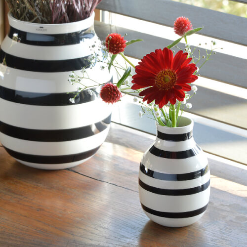 フラワーベース 北欧デザインミューズSサイズ：約8cm丸×15cmグレー・クリア・ピンク 6703グリーンインテリア,フラワーベースHauspot ～ハウスポット～ オンライン本店