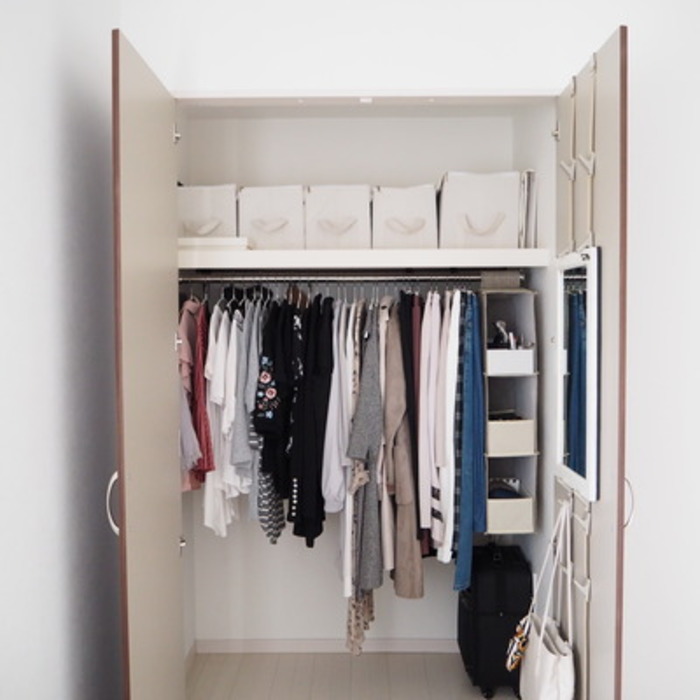 開けるたびに気分があがる♪見せるクローゼットの実例集RoomClip mag暮らしとインテリアのwebマガジン