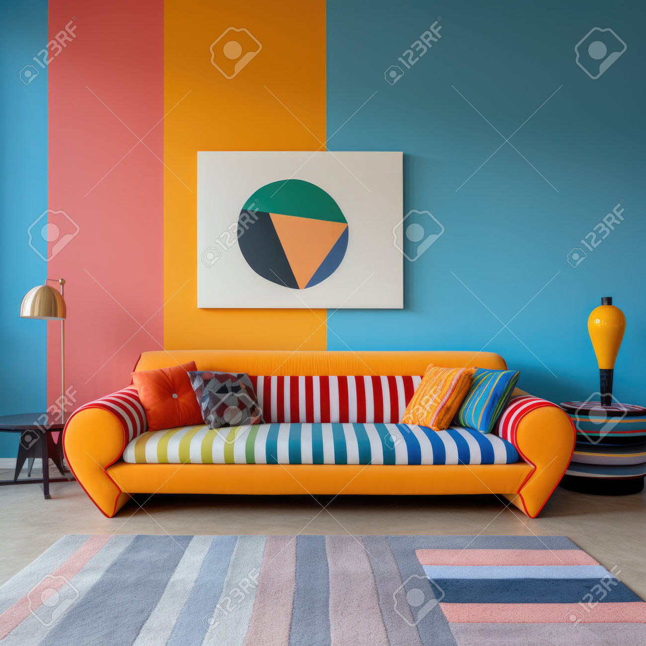 ポストモダンのゴールドペンダントライト寝室とリビングルームのための1ライトガラス滝 – WEHOMZ