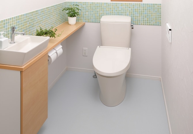 トイレ壁面に！サンゲツのおしゃれな壁紙とコーディネート例