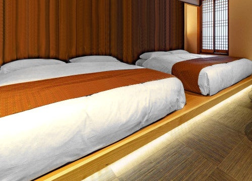 和室を旅館風に！和モダンテイストの寝室に置きたいソファ