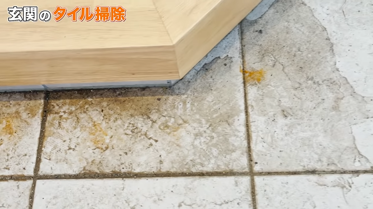 タイルの汚れ落とし マニュアル付