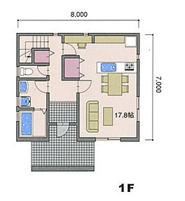 間取り紹介 │20坪の平屋を建てる。スモールハウスの平屋LIFE不二建設