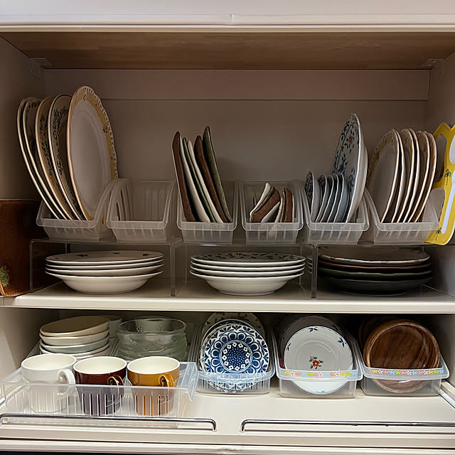 RAKU シンク下 水切りラック お皿立て 皿 食器収納ラック 食器棚 食器立て ディッシュスタンド スライド式 引き出し 設置簡単 吸盤付 —公式 RAKU