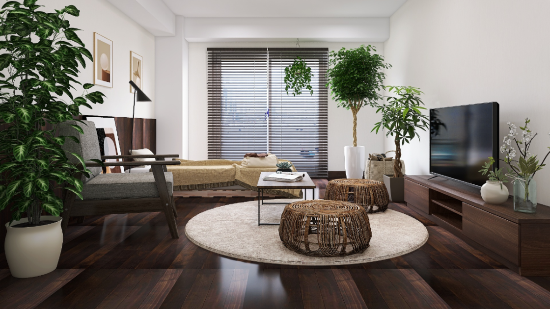 ホワイト＆ブラウンの空間に小さな雑貨で差し色をプラスアイリスプラザ_メディア