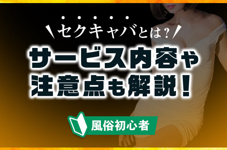 セクキャバとは？サービス内容や料金相場、注意点も解説！｜風じゃマガジン