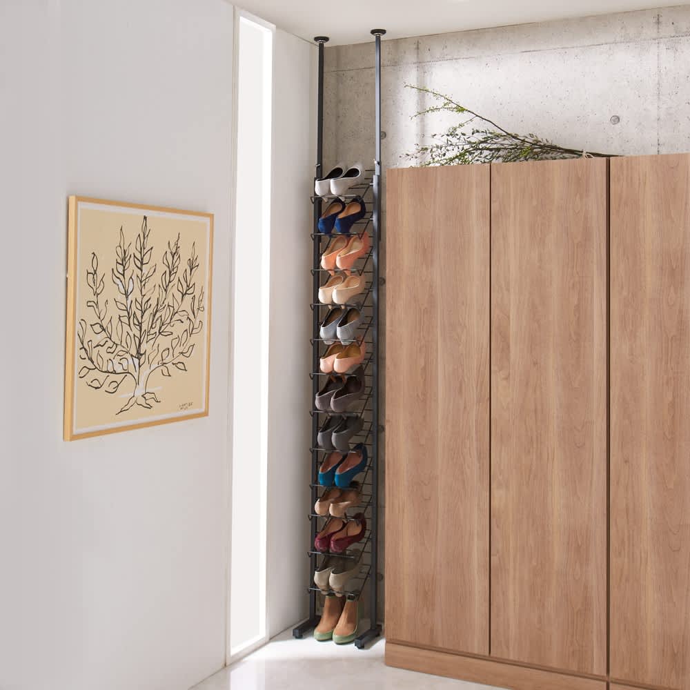 壁面収納 下駄箱 幅60cm 壁面家具 シューズラック シューズクローゼット 玄関収納 くつ収納 靴入れ 収納家具 シリーズ PRE-1860D通販 商品番号：50-pre-1860d の通販オフィス家具通販サイトのLOOKIT ルキット