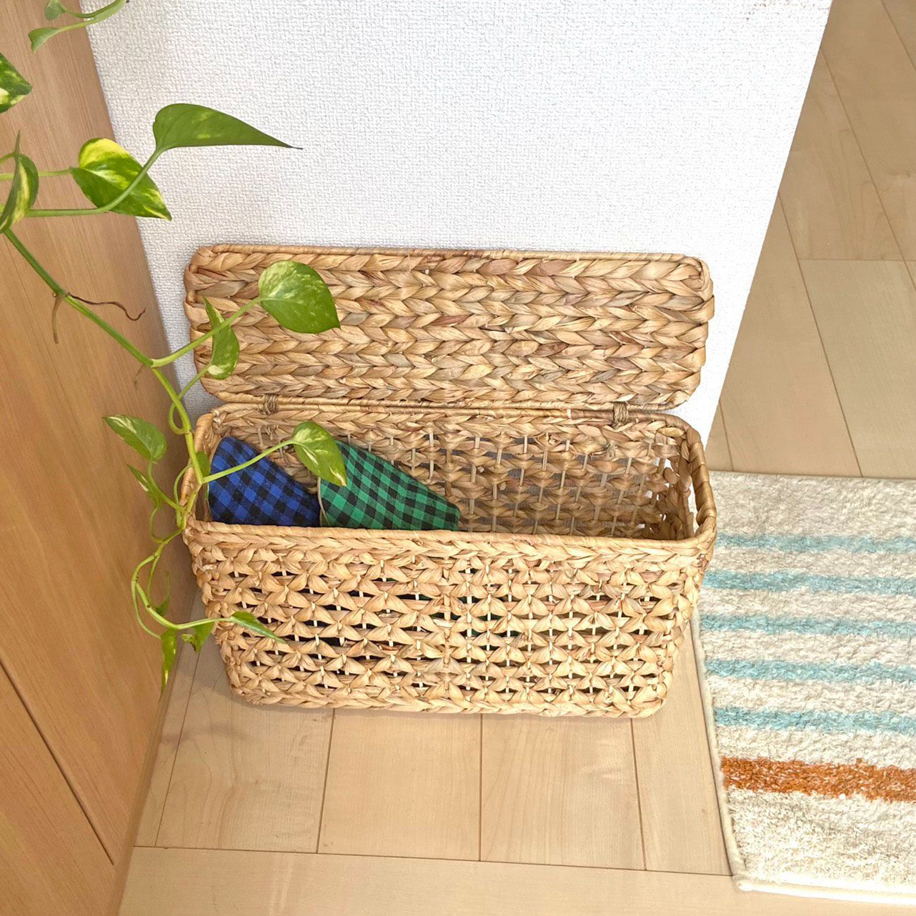 トイレットペーパーボックス バスケット かご ウッドチップ トイレットペーパー入れ トイレットペーパー収納 トイレ収納 :レトロおしゃれ雑貨家具のプリズム - 通販 - Yahoo!ショッピング