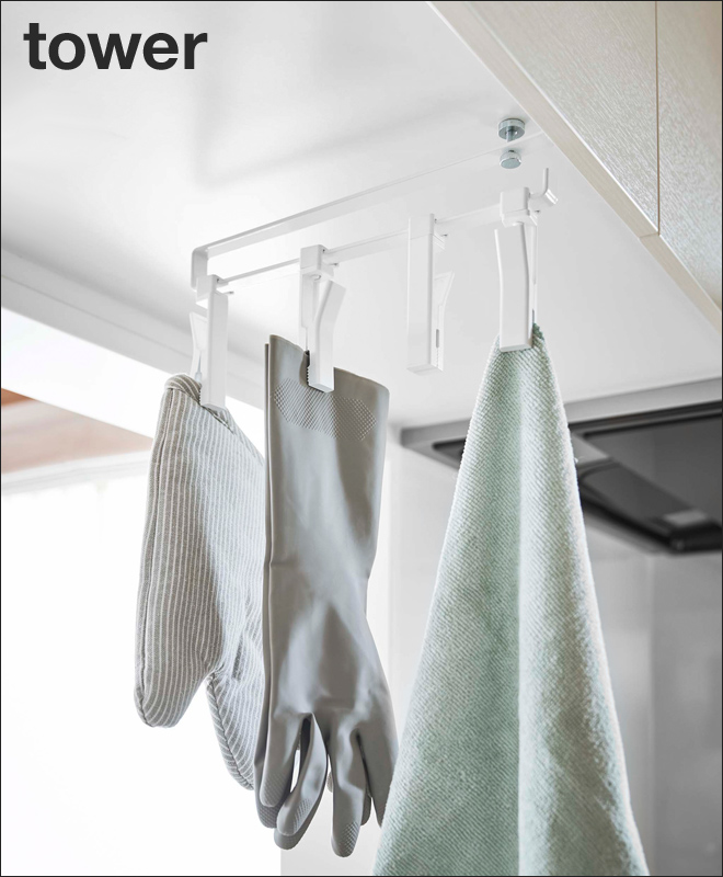 tower 布巾ハンガー ふきんスタンド ふきん掛け スタンド 台拭きスタンド タオル掛け キッチン 台所収納 通気性 置き型 白 黒 おしゃれタワーシリーズ 山崎実業 : インテリアのゲキカグ Yahoo!店 - 通販 - Yahoo!ショッピング 布巾掛け ふきんハンガー ラグラック