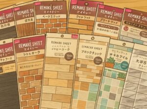 ド素人 DIY リメイクシートでカラーボックス簡単模様替えやってみた外装編