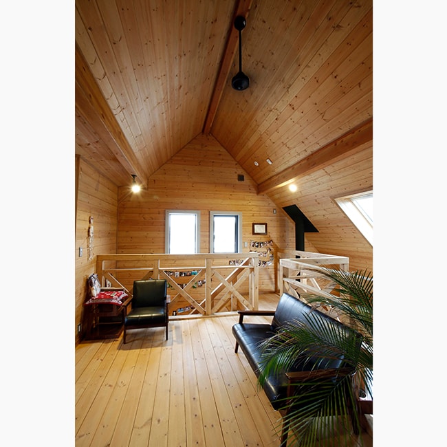 ヴィンテージ感のあるインテリアが似合う住宅ログハウス - 北欧 - リビング - 東京23区 - 株式会社 TALOインターナショナルHouzzハウズ