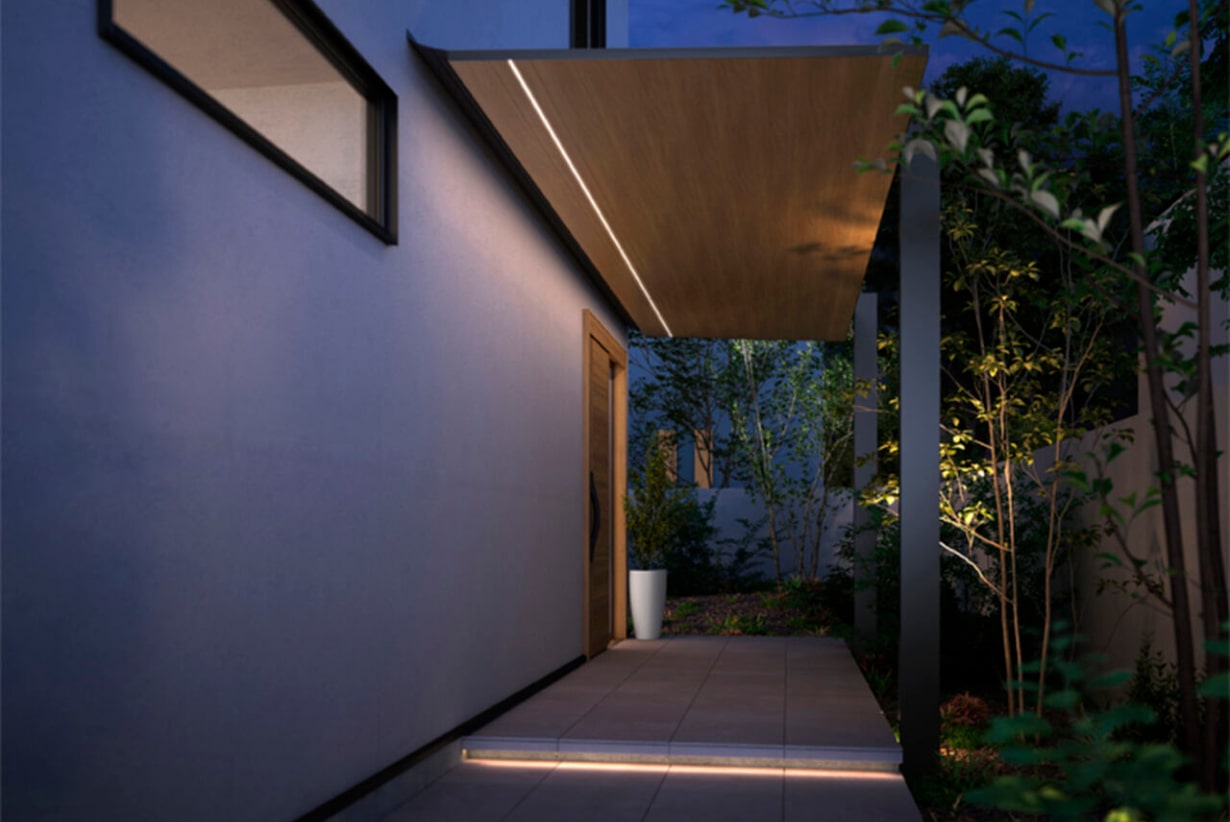 雨の日でも傘いらずのアプローチテラス屋根スタッフブログ 飯塚店 エクステリア・ガーデン・外構・造園グランド工房