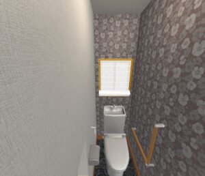 トイレ壁紙」シミュレーション！サンゲツ・toto他。洗面所をアプリ等で検討イエシラベ