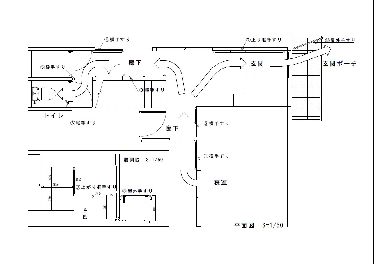 Jw_ｃad 平面図 建具の描き方