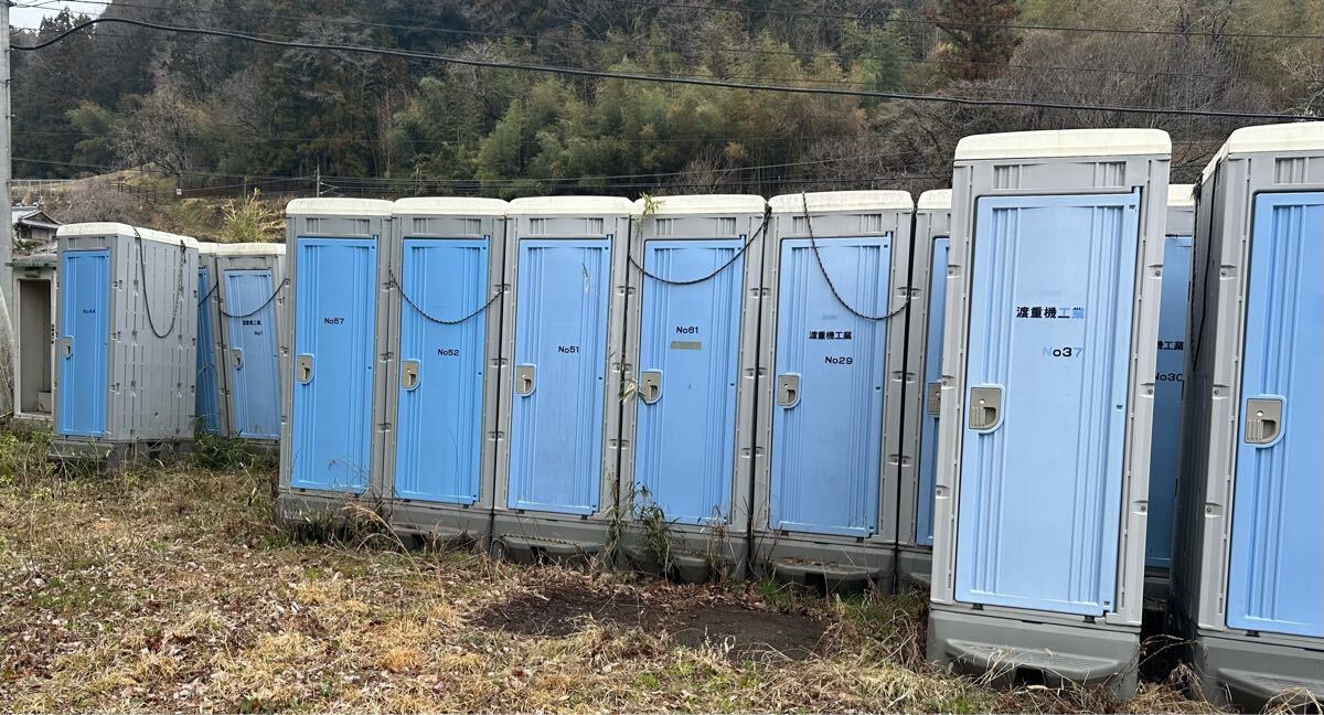 仮設トイレ和式水洗トイレ 中古品