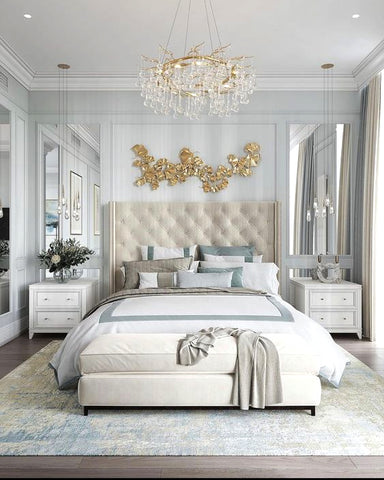 海外のベッドデコレーションでよく見るピロー周りにあるたくさんのクッション、どうやって使うの？le mum online shop