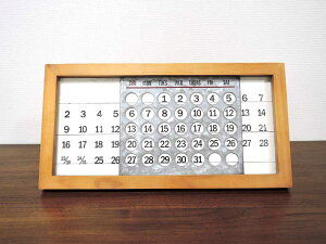 Amazon2個 木製カレンダー 万年カレンダー 職人手作りデスクトップの装飾写真の小道具カレンダー文房具・オフィス用品