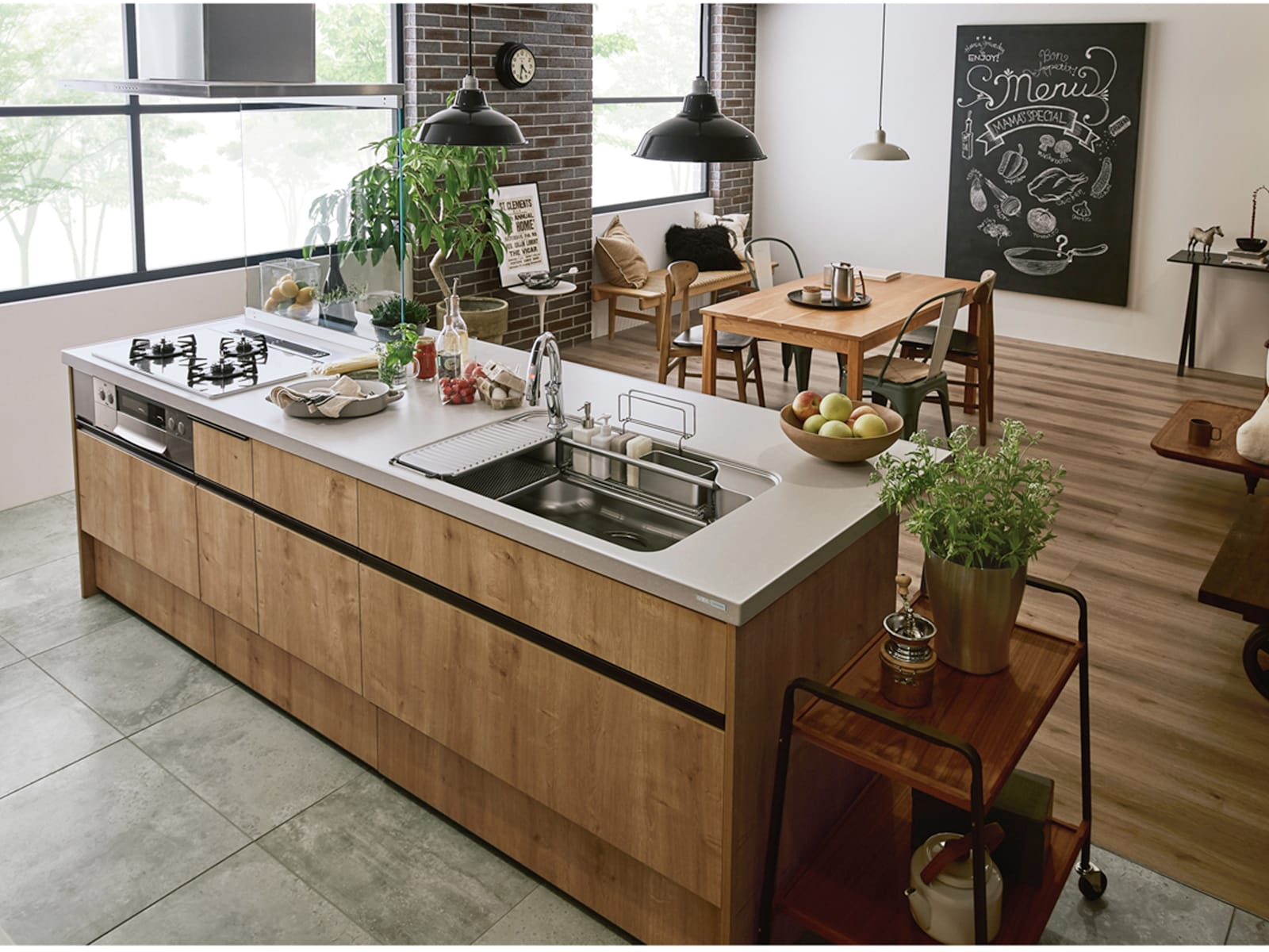 キッチンの床材は何がいい？選び方のポイントと素材ごとの特徴を解説4月2021年リフォーム研究室遠鉄のリフォーム 浜松市 -浜松・県西部に豊富なリフォーム実績