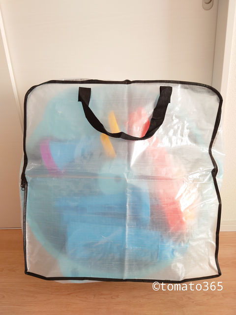 ダイソー ウォーターテーブルがシンデレラフィットする収納袋！夏の水遊びグッズの片付けにオススメ！ あそママ- エキスパート - Yahoo!ニュース