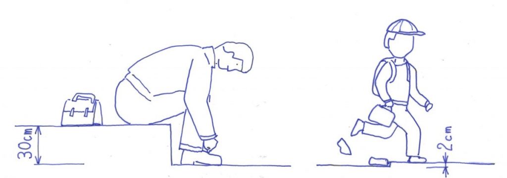 いろいろな玄関の上がり框 がまち の高さ、納まりについて