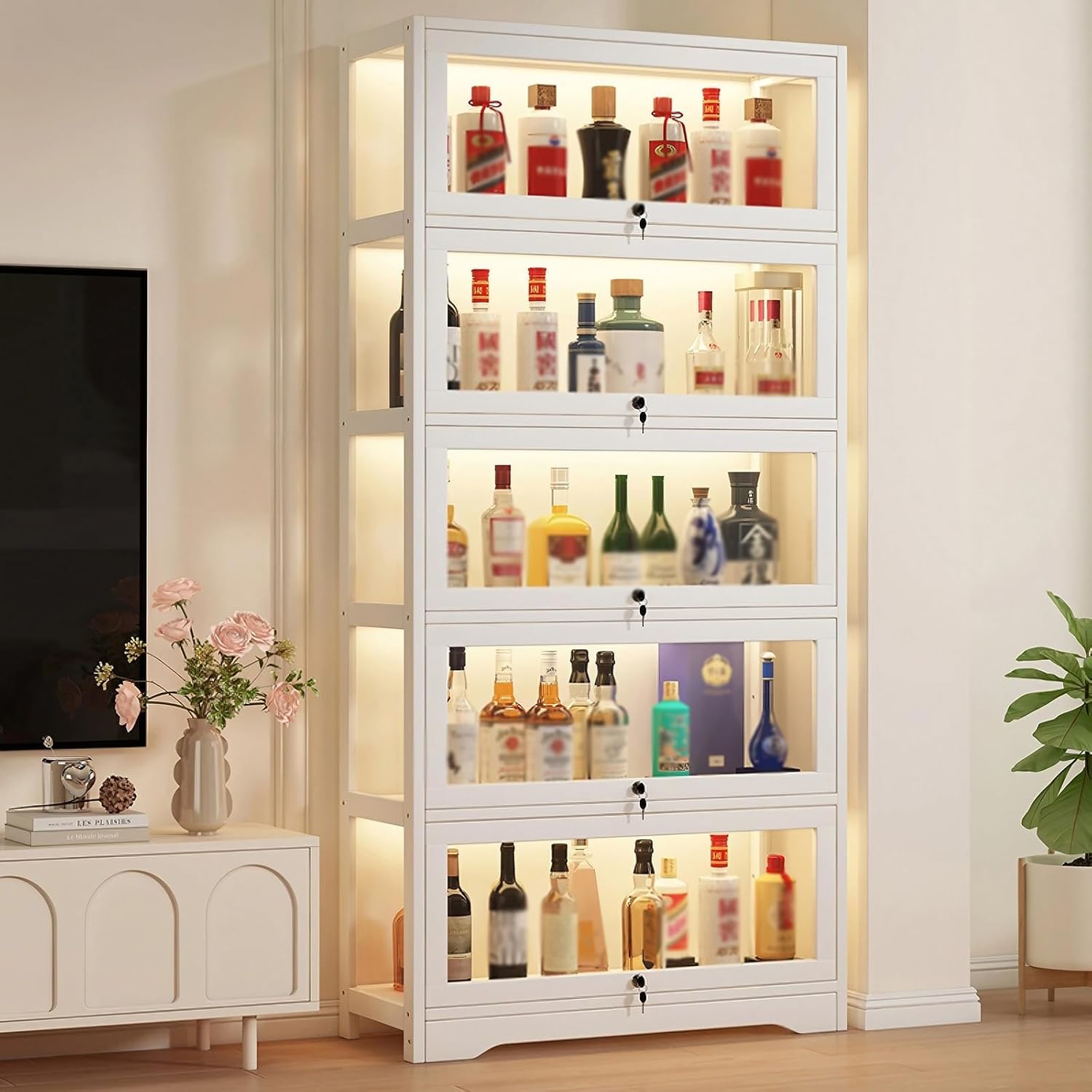 ウィスキーラック 男前インテリア 棚 インダストリアル 収納 お酒 オープンシェルフ ウィスキー ディスプレイラック 棚・シェルフ・ラック REXXindustrial 通販 18146665Creema クリーマ