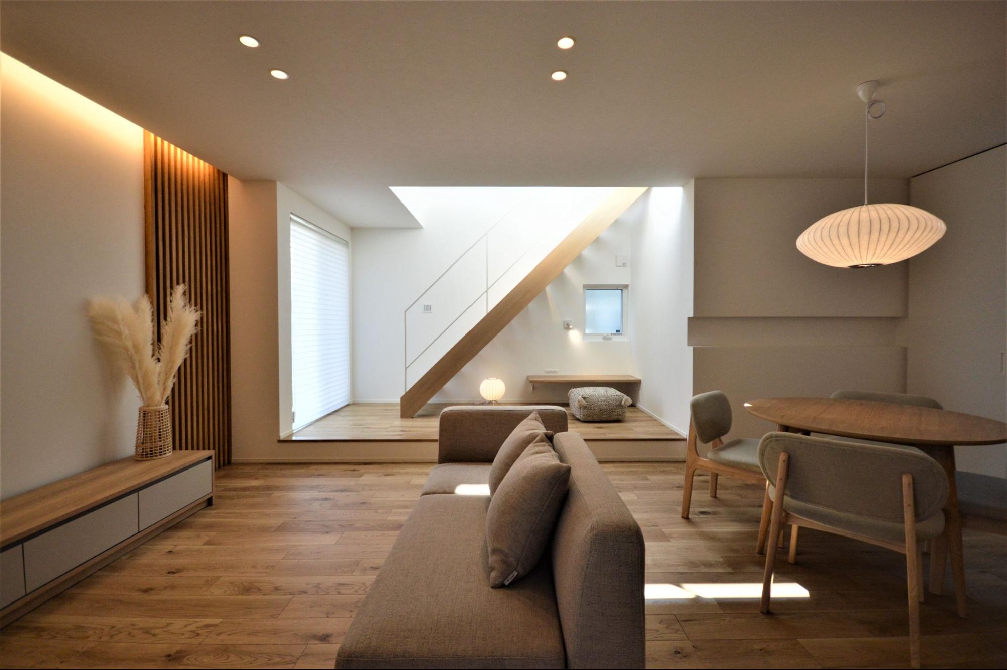 大人気の平屋＋小屋裏のある北欧風の家T HOME DESIGNローコストでデザイン注文住宅・平屋 を伊勢崎市・太田市・桐生市で建てるなら工務店のティーホームデザイン