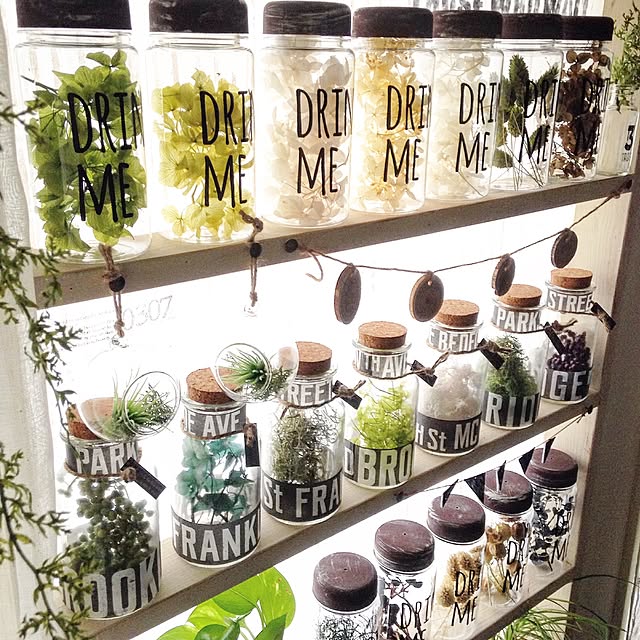 ドライフラワー セリアのフックのおしゃれなアレンジ・飾り方のインテリア実例RoomClip ルームクリップ