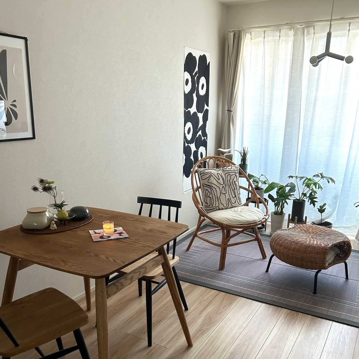 すっきりナチュラル カフェ風ワンルームインテリアコーディネート依頼相談実例