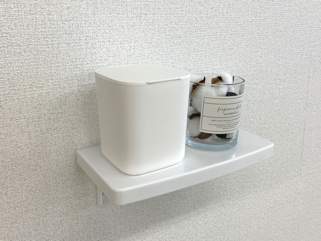 トイレの棚からナプキンが降ってきます 全部無印良品で解決！ビフォアアフターサンキュ