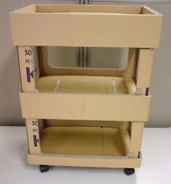 ダンボール工作 ダンボール家具・机と椅子