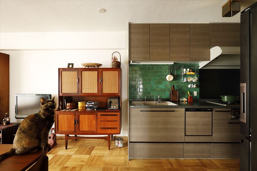 レトロなキッチン』 キッチンのリフォーム事例 12268- 価格.com