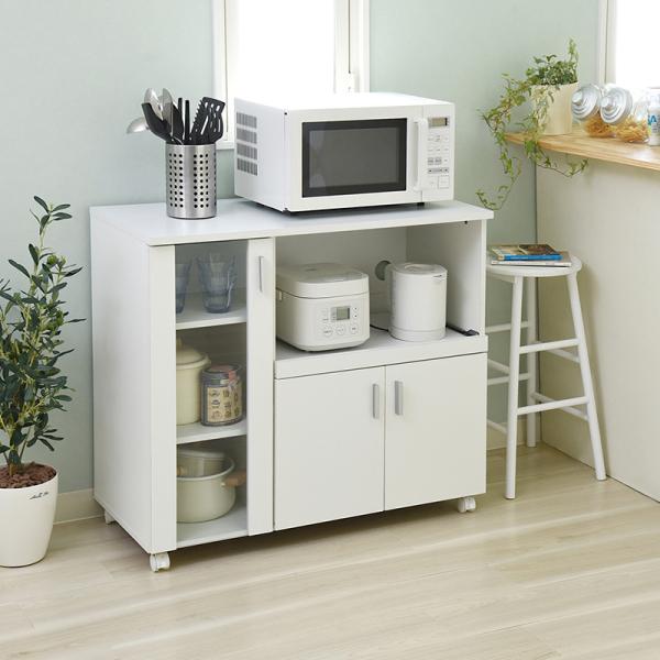 キッチンカウンター テーブル 食器棚 ロータイプ スリム レンジ台 コンセント付 引き出し おしゃれ 北欧 ホワイト 白 大容量 木目調 シンプルモダン ナチュラル ブラウン スライド棚 伸縮キッチンカウンター 伸長式 作業台 拡張式 キッチン収納 一人暮らし 新生活 人気アウトレット家具