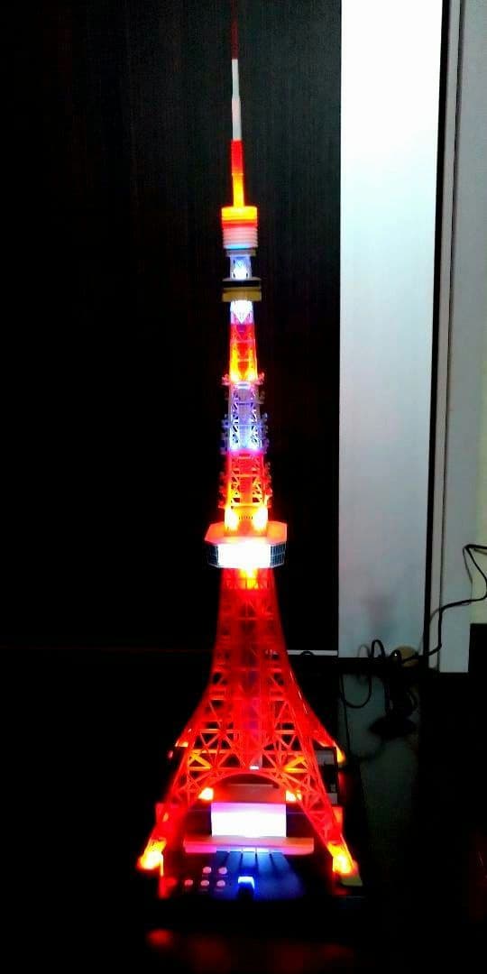 東京タワー 模型 インテリア一部完成品