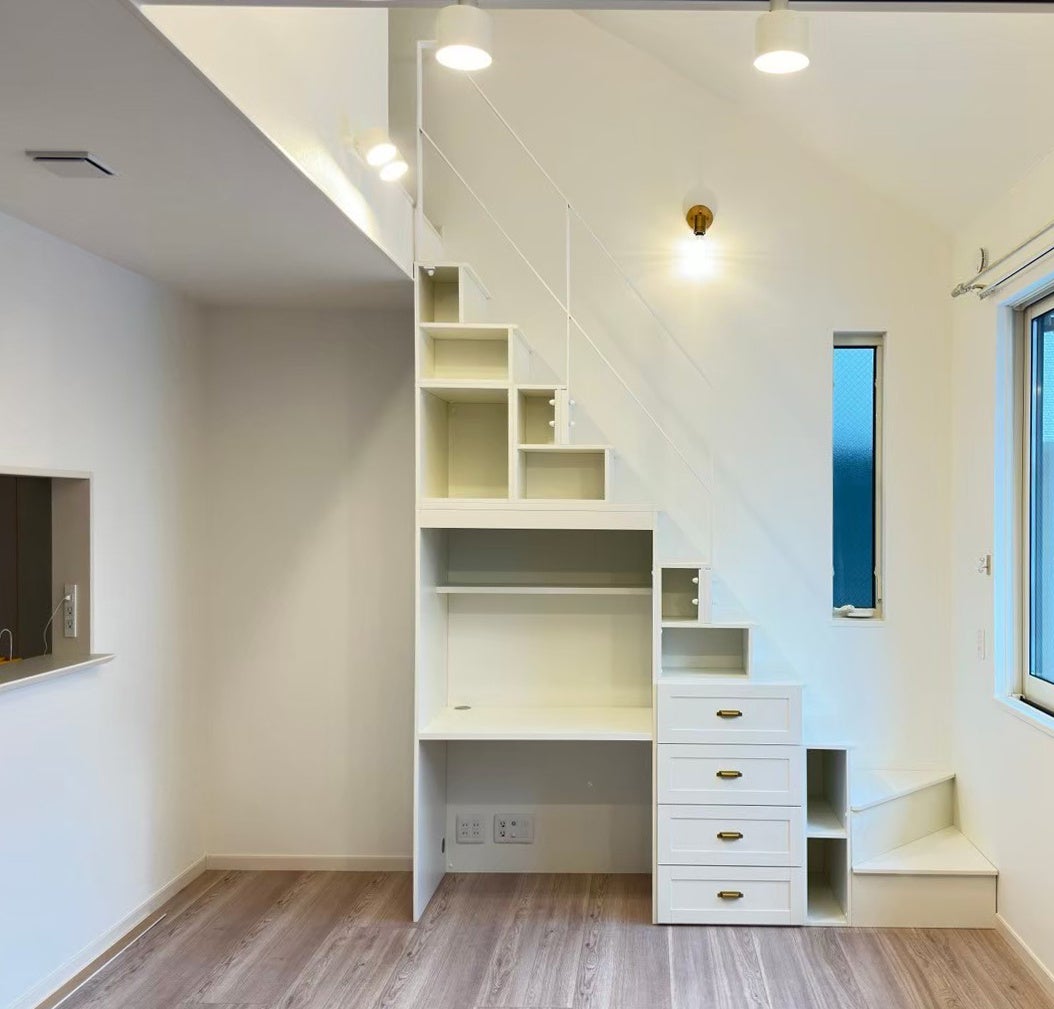 Amazon.co.jp: ロフト階段KARINA 標準キット 組み立て式後付設計 高さ2310~2800㎜: 産業・研究開発用品