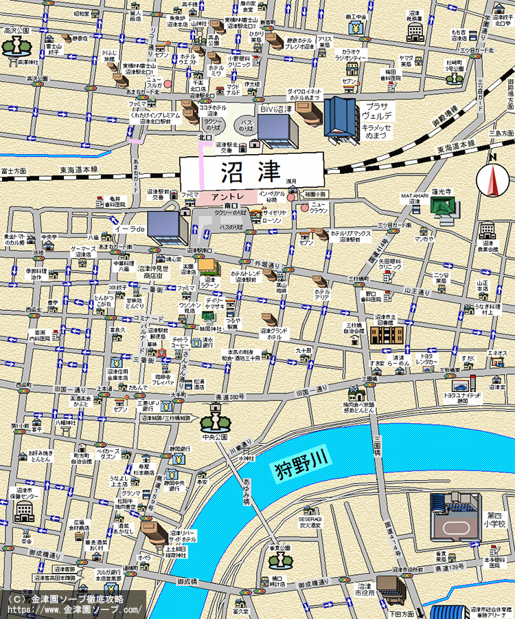 昭和住宅地図を片手に金津園をお散歩（其乃貮） | お散歩日記