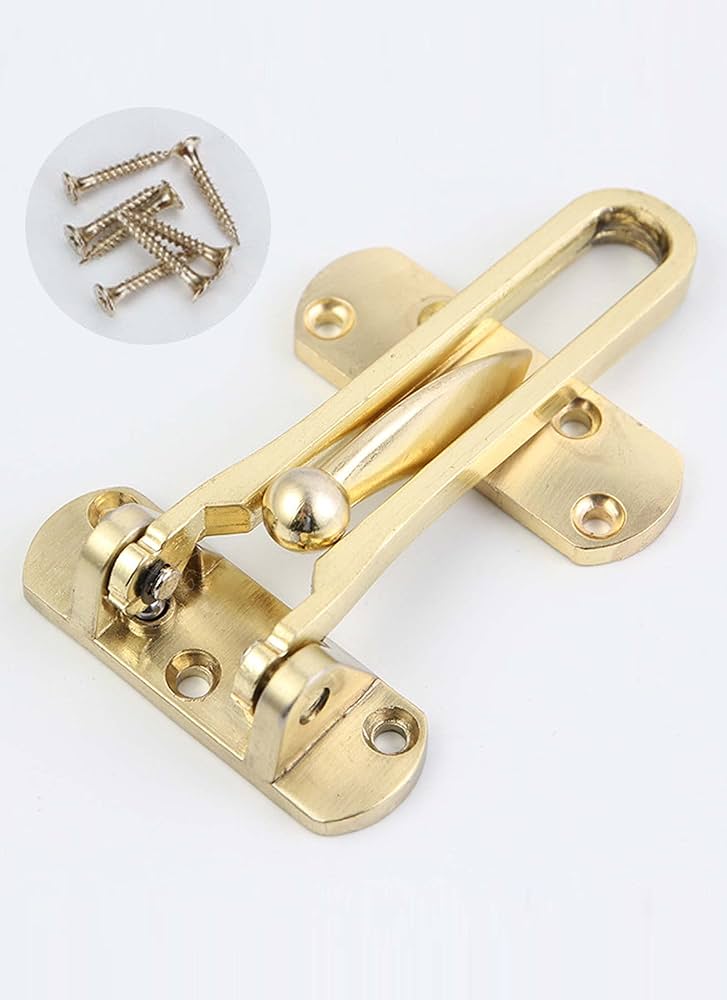 Amazon.co.jp: ifukensifukens ドアガード 玄関 防犯 ドアロック ネジ付き 外開き用 ドアアーム 室内ドア 鍵 後付け耐震用 扉 ロック 補助錠 ドア用金物 亜鉛合金製 ドアクローザー 内鍵 部屋鍵後付け 住宅 アパート ホテル 盗難防止 交換は簡単 取付け簡単