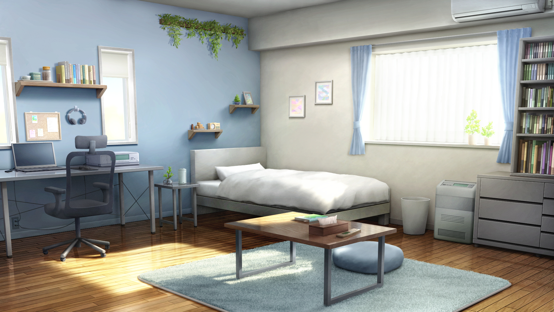 女子高生のかわいい部屋の横の眺めの写真素材・画像素材 Image 34661664