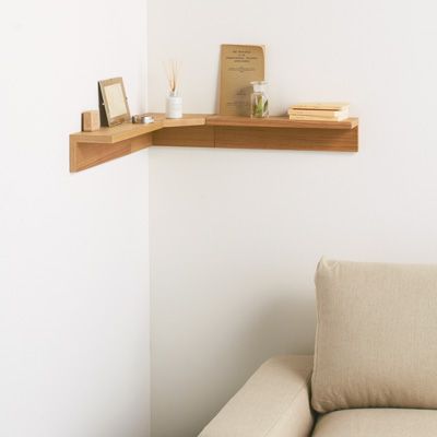 無印良品 壁に付けられる家具 コーナー棚