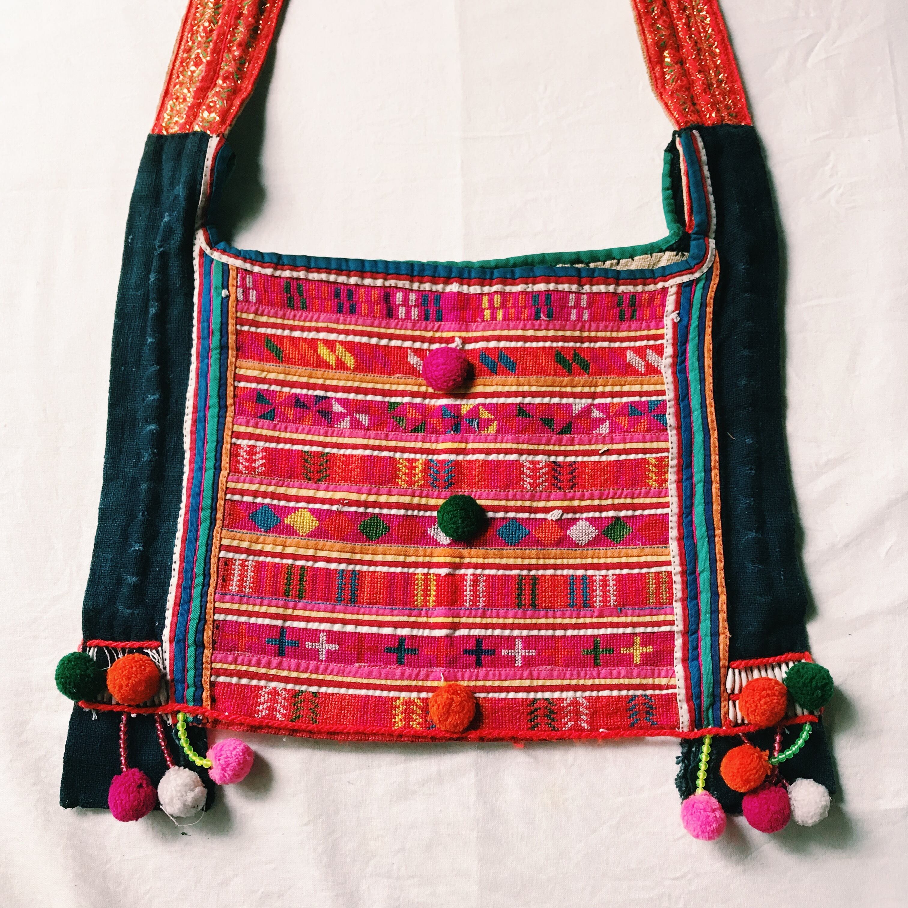 チャイハネ チャイハネチャイハネ トライブアカ族ショルダーバッグネイビー-ファッション通販 FASHION WALKER