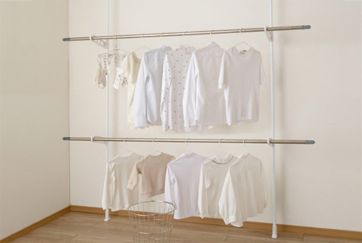 ニトリの部屋干しアイテム3選 ニトリの梅雨の解決策