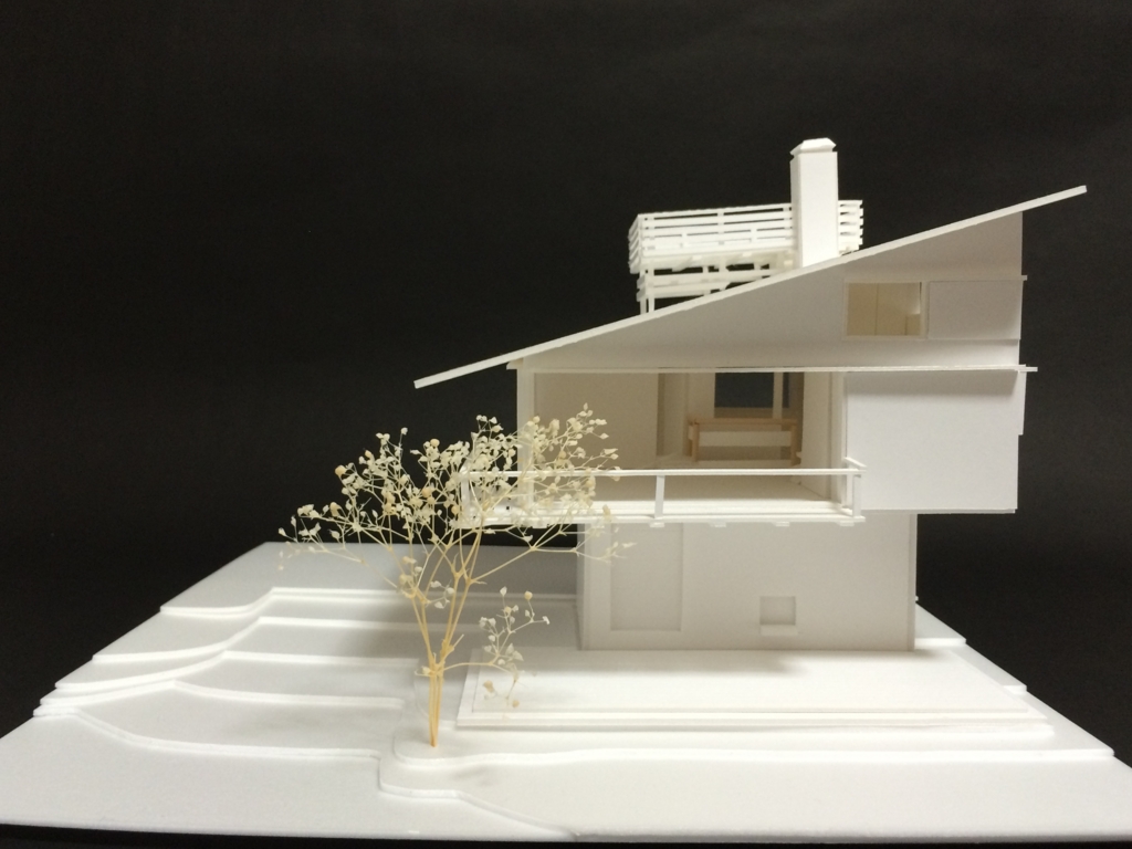 新邸の住宅模型を自作してみた① MDF製1 50kikorist日誌